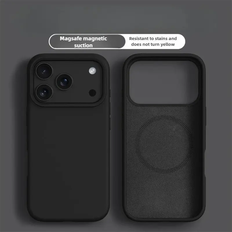 Liquid Silicone Magnetic Case for MagSafe iPhone