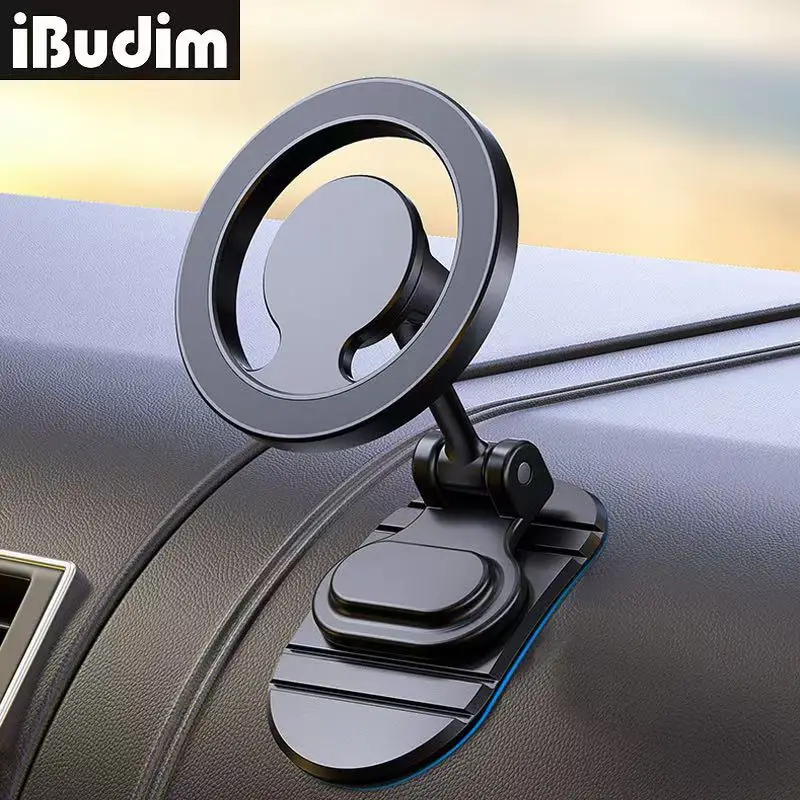 Metal Magnetic Car Phone Holder 360 Rotation Dashboard Mount
