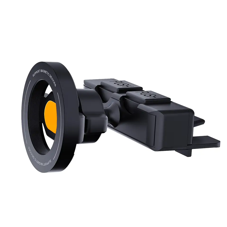 Car Mounted Magnetic Phone CD Slot Holder with 6 Powerful Magnets