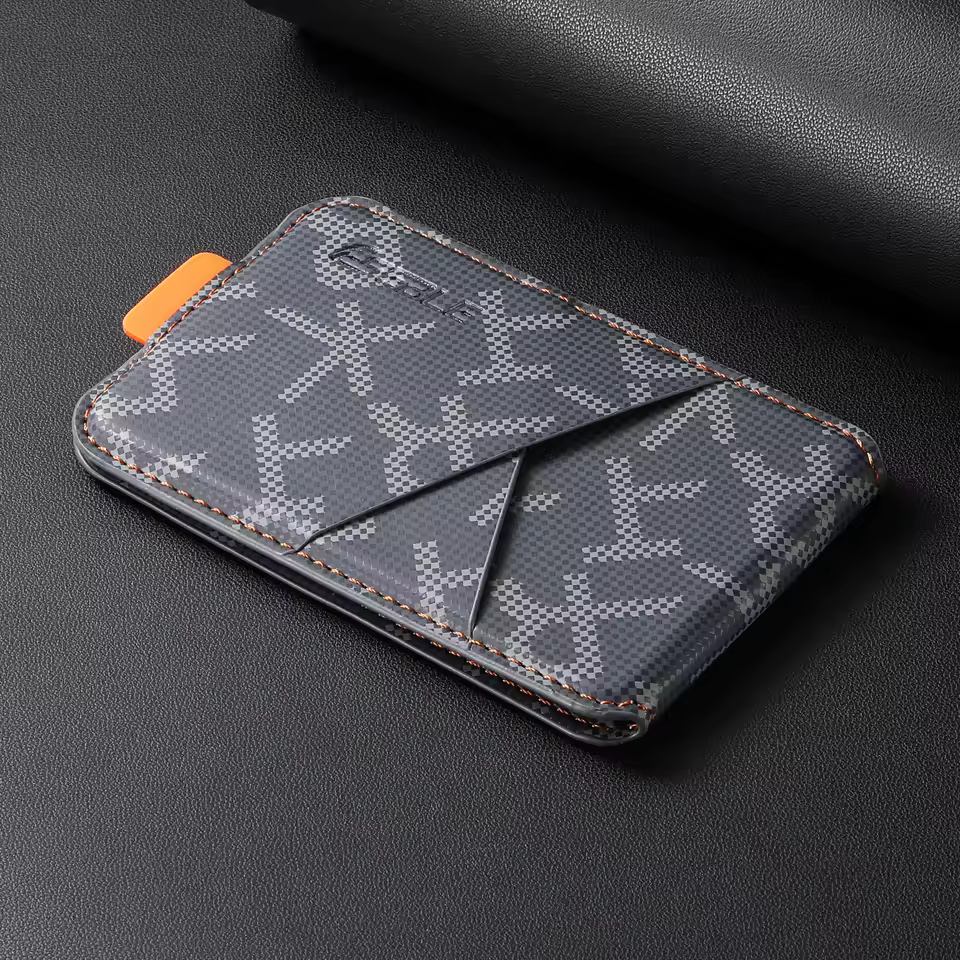 Leather Wallet Magnetic Card Holder for MagSafe
