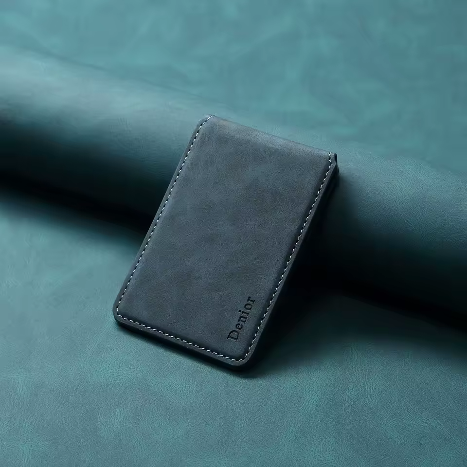 Denior Magnetic Leather Card Holder for MagSafe